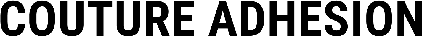 Couture Adhesion logo in black text