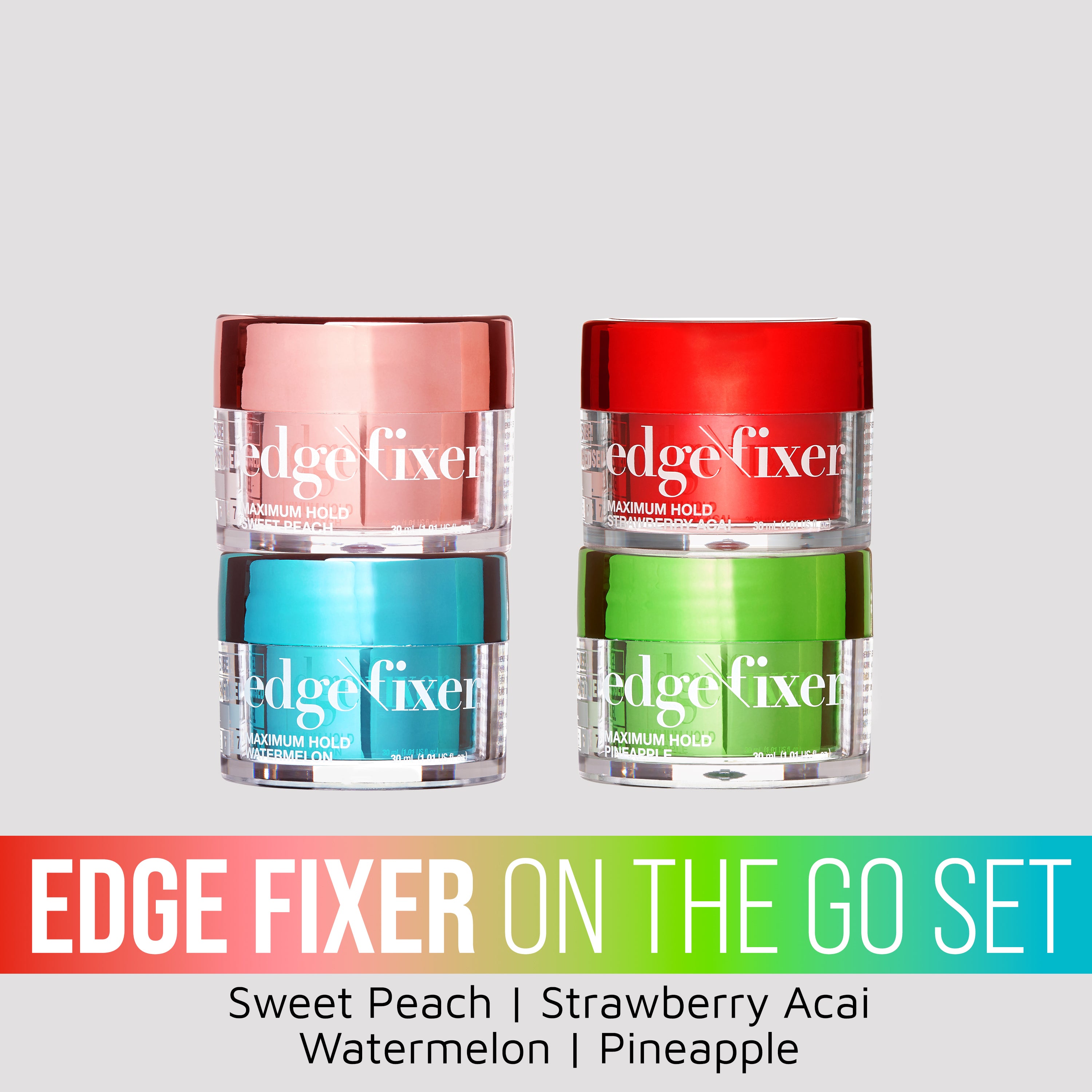 Kiss Colors &amp; Care Edge Styling On the Go Ultimate Set Bundle