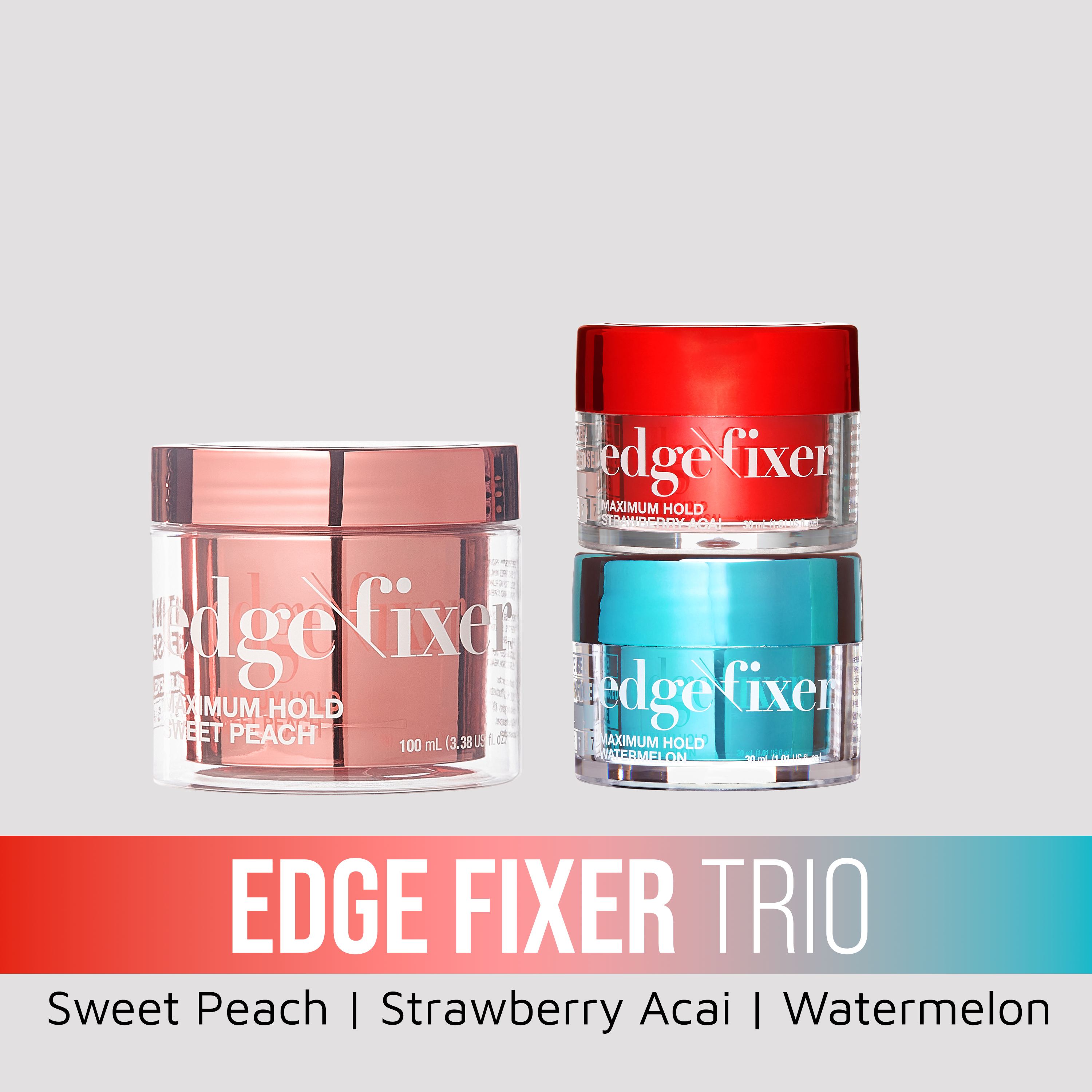 Kiss Colors &amp; Care Edge Fixer Trio Bundle