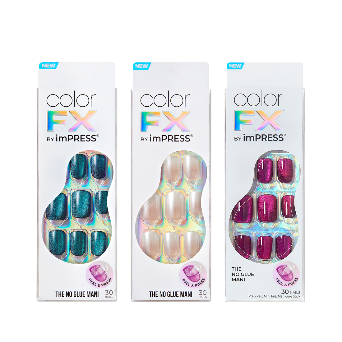 colorFX by Impress Press On Nails Bundle - Best Sellers