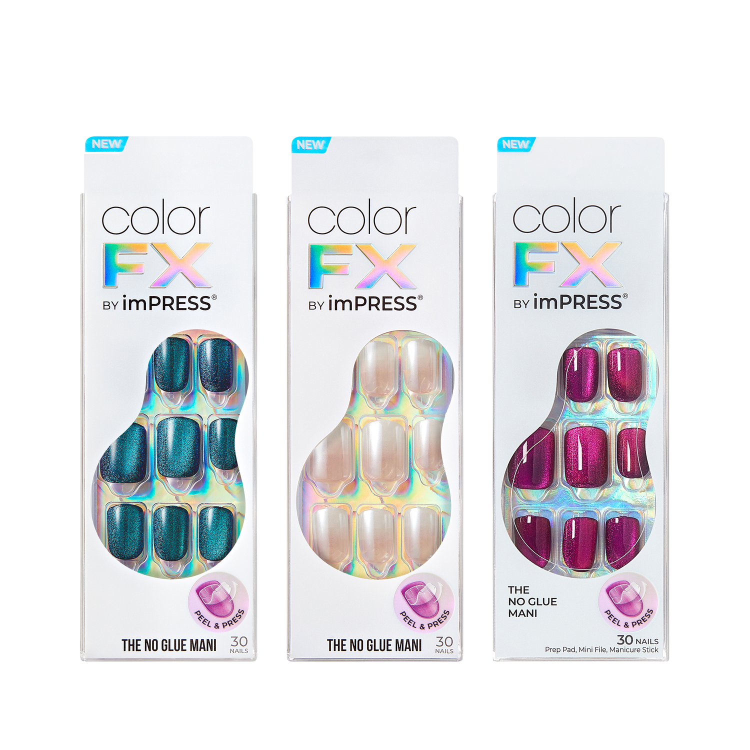 colorFX by Impress Press On Nails Bundle - Best Sellers