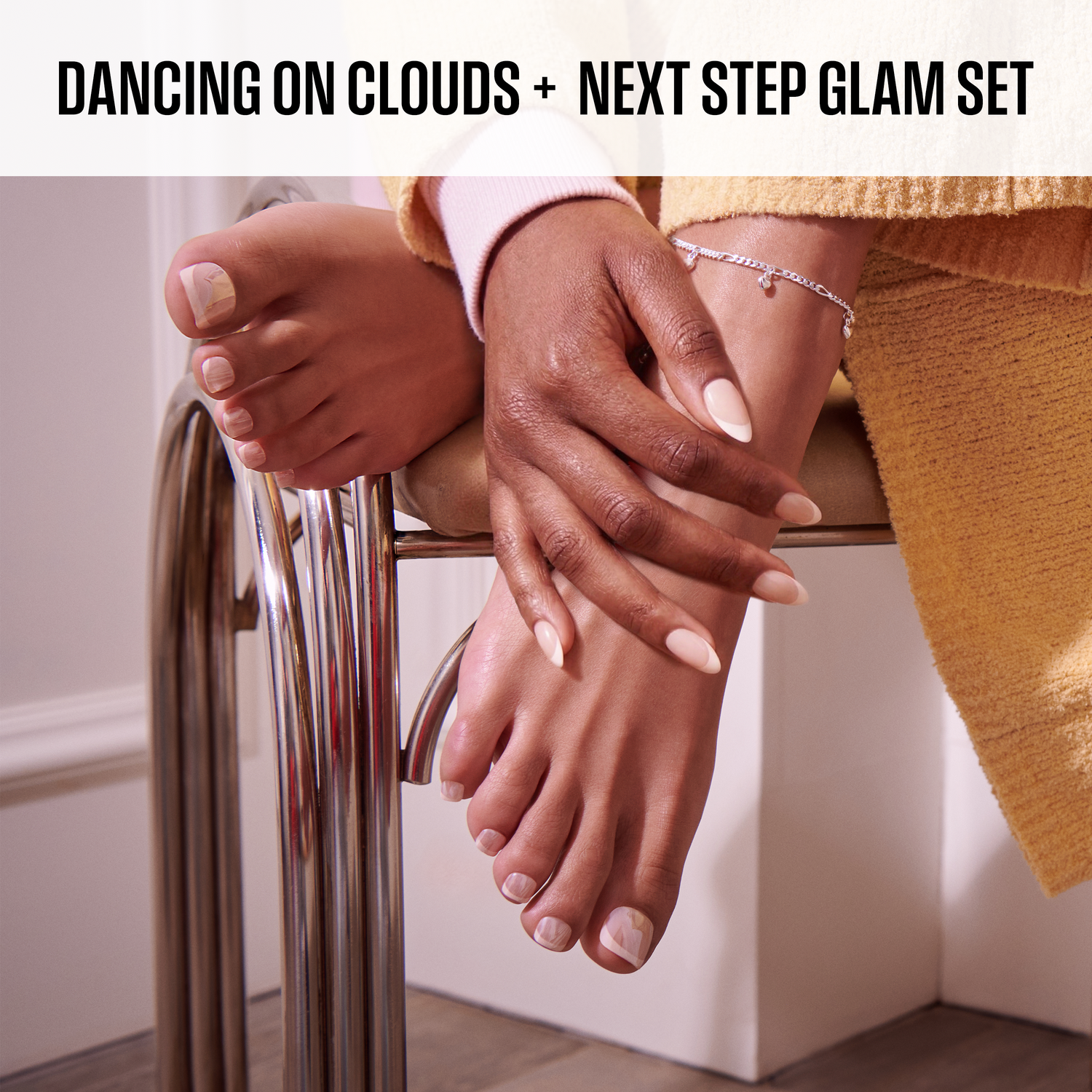 Close-up of hands with &