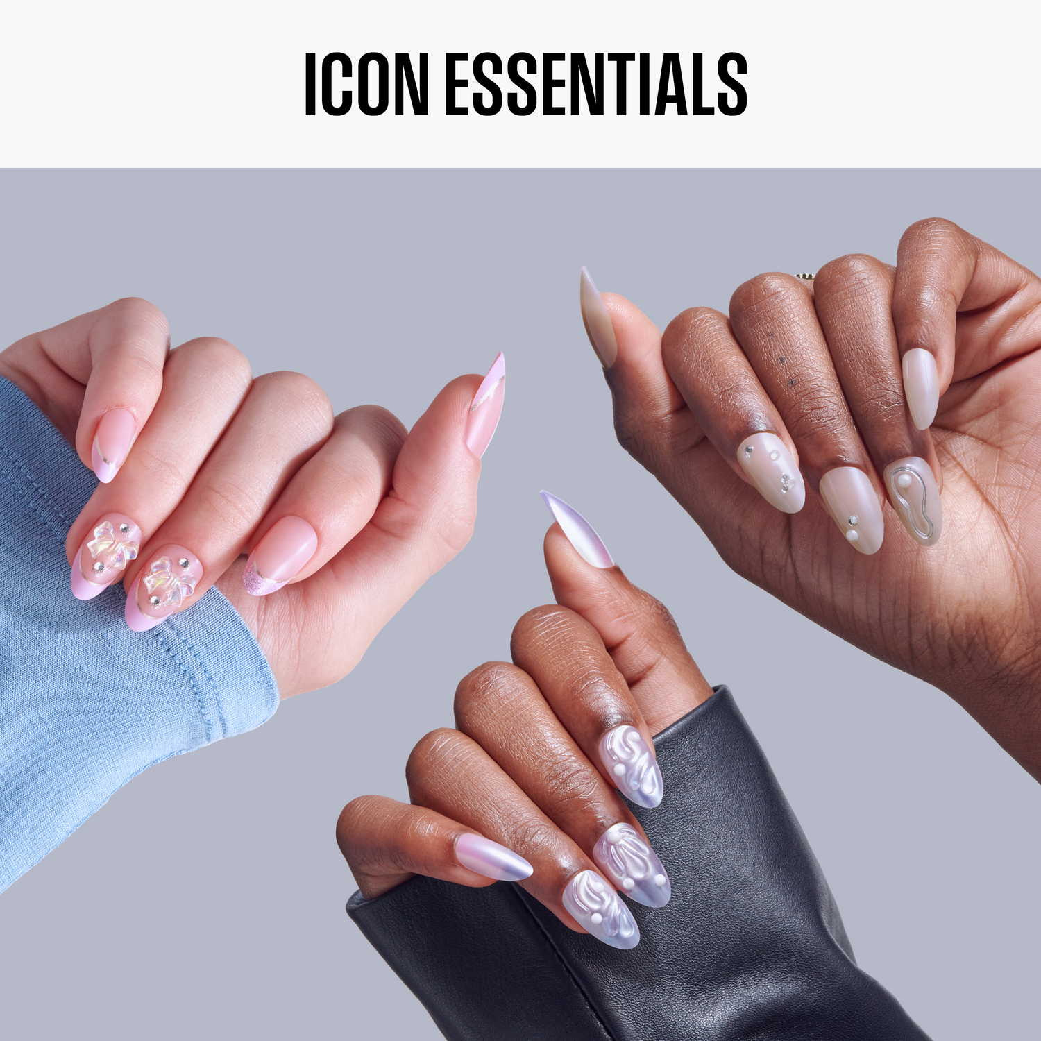 Kiss Icon Press On Glue Nails Bundle - The Icon&
