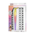 imPRESS Press-On Falsies packaging right side view showing Natural & Wispy lash extensions, 30 clusters, 3-4 full applications, No Glue Needed, Just Press & Go, with KISS applicator included