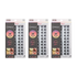 Three packages of KISS imPRESS Press-On Falsies in Natural Clusters, each with 30 clusters, showing black false lashes. Packaging highlights “No glue needed” and “Just Press & Go!” with an eye applying lashes underneath.