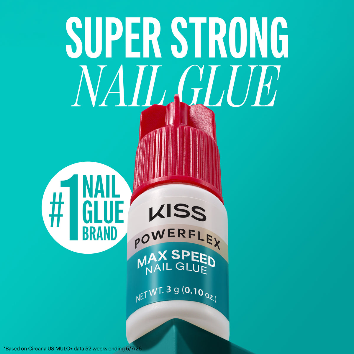 Kiss PowerFlex Maximum Speed Nail Glue 3-Pack | Nail Adhesive, Press-On Glue, Fast Drying, Strong Hold
