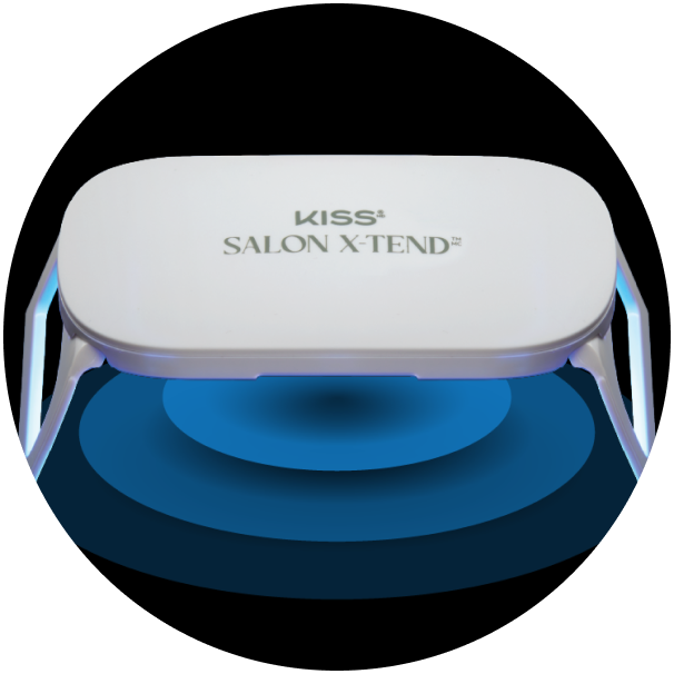 KISS Salon X-Tend temperature control device with blue heat indicator layers