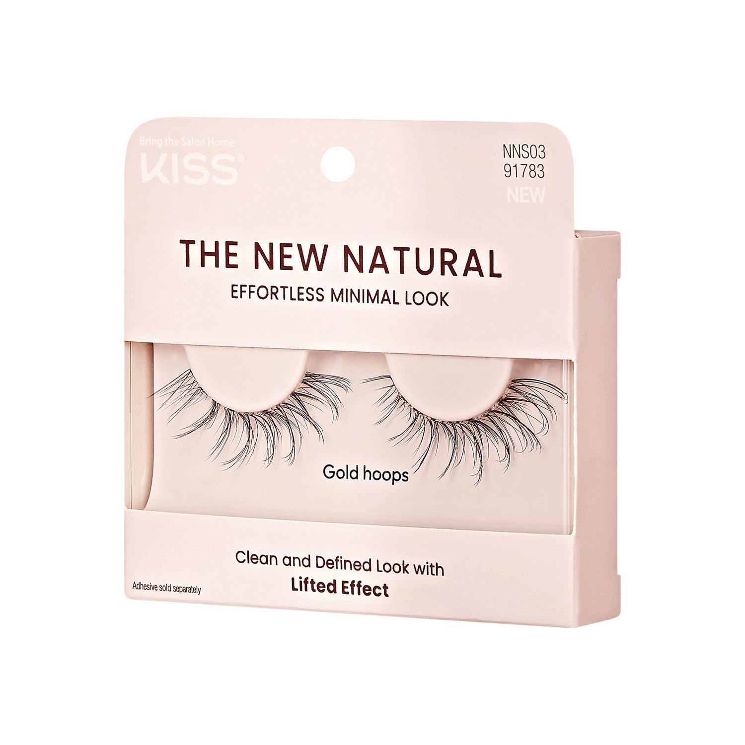 Kiss The New Natural – Full Strip - Gold Hoops
