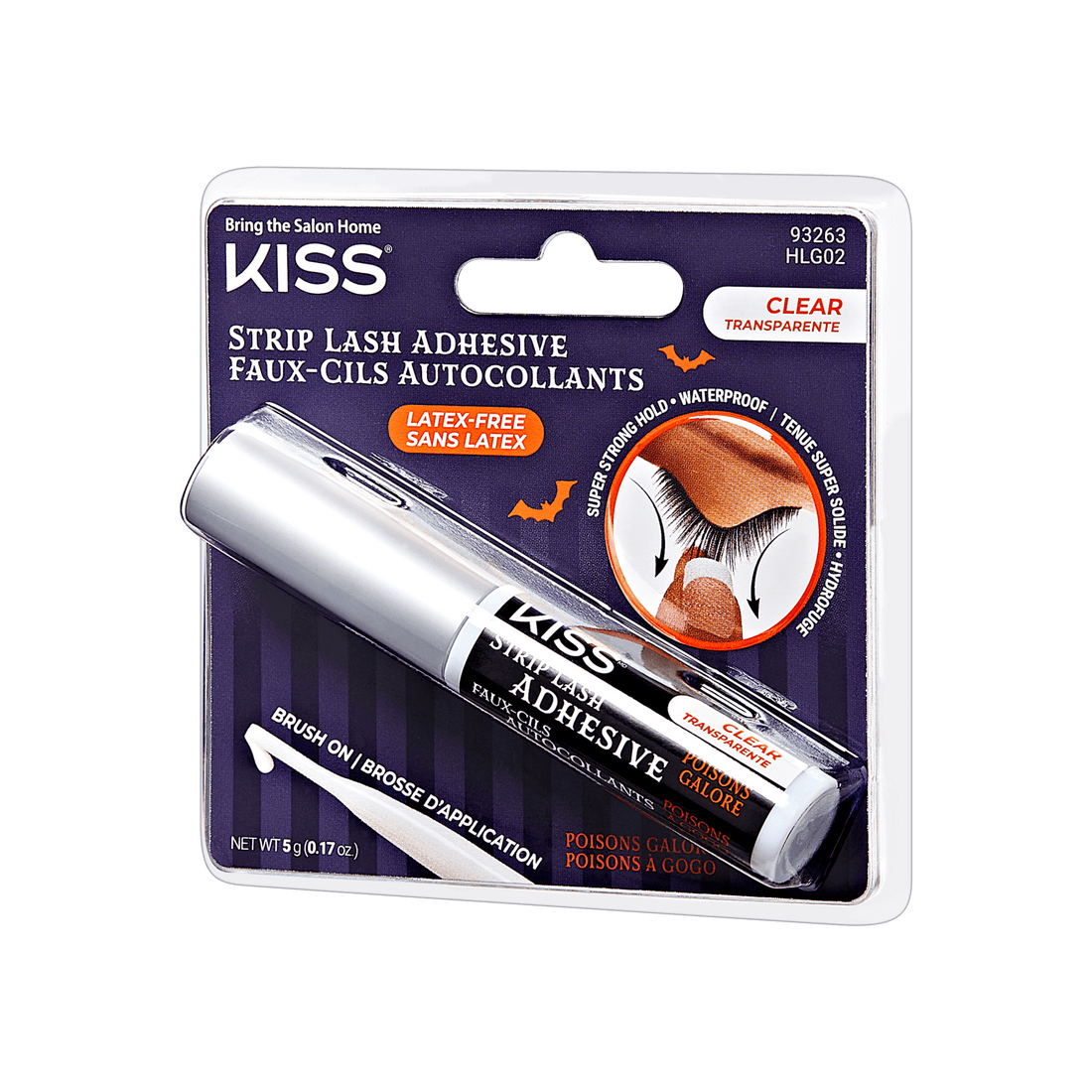 Kiss Halloween Strip Lash Adhesive - Clear