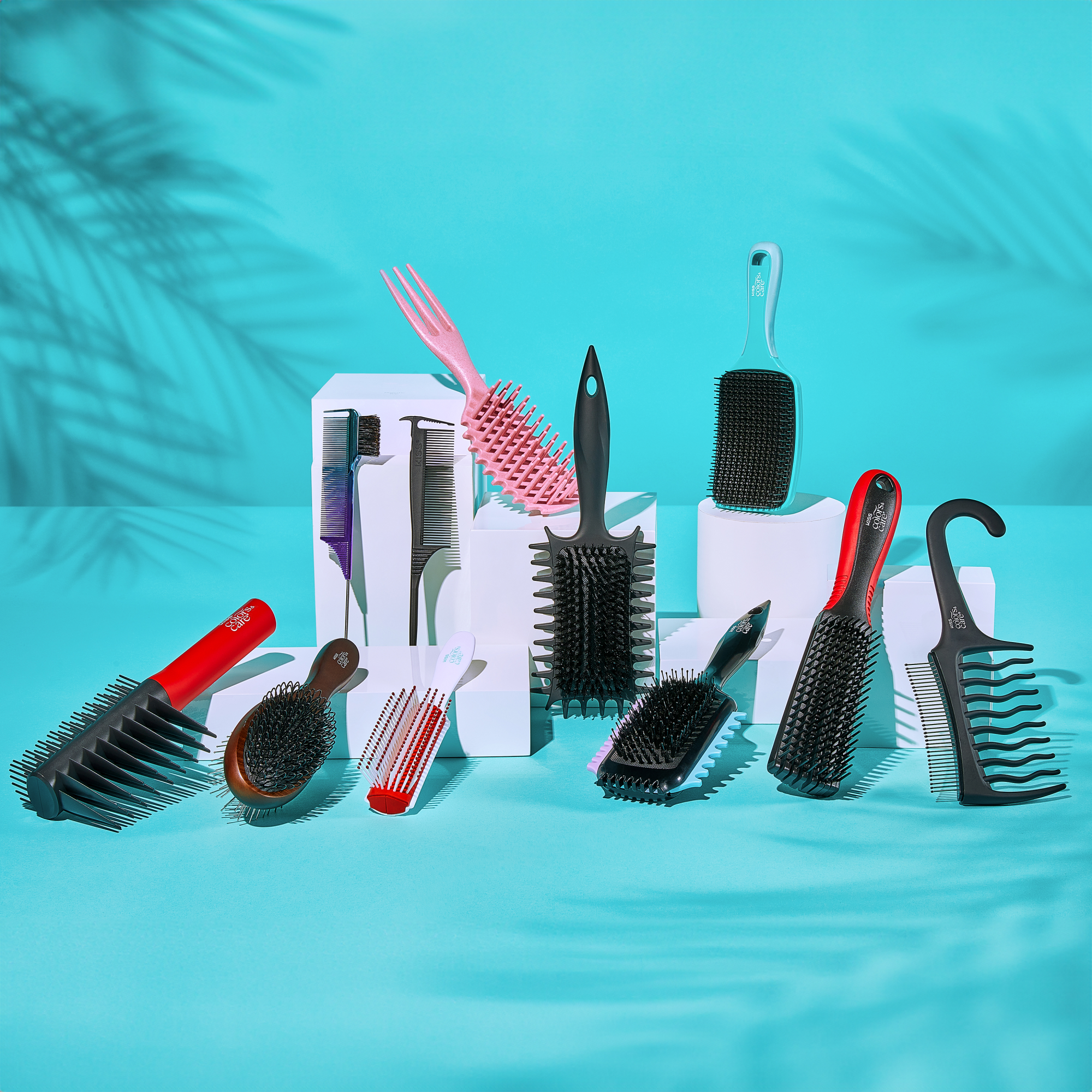 Kiss Colors &amp; Care Curl &amp; Define Paddle Brush