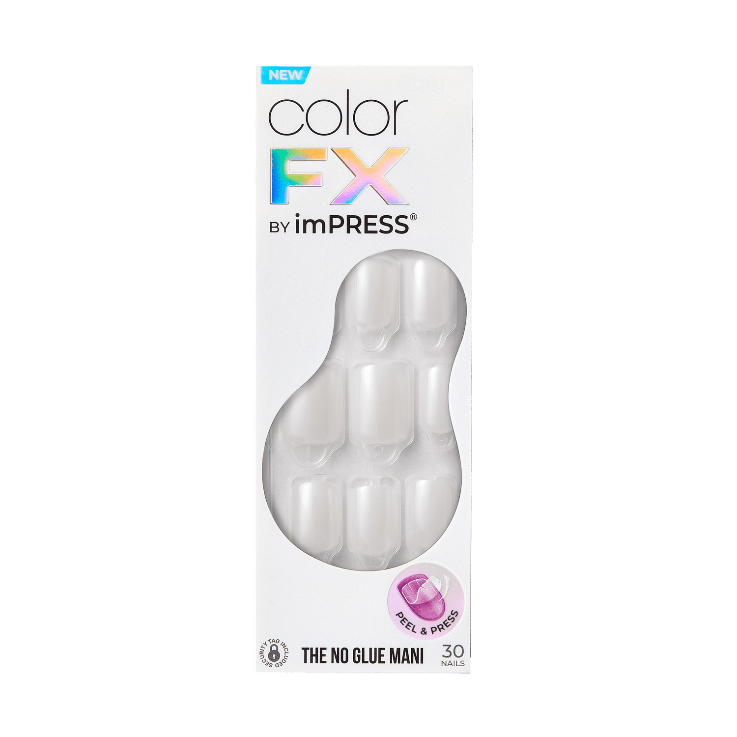 Color FX by imPRESS press-on nails, "The No Glue Mani," 30 nails