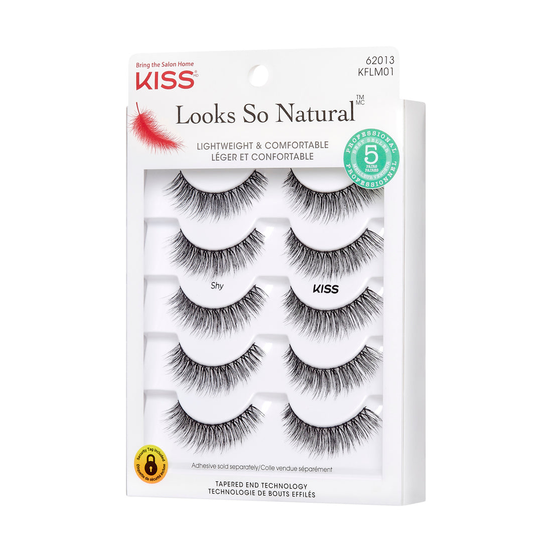 Kiss Looks So Natural False Eyelashes Multipack - Shy