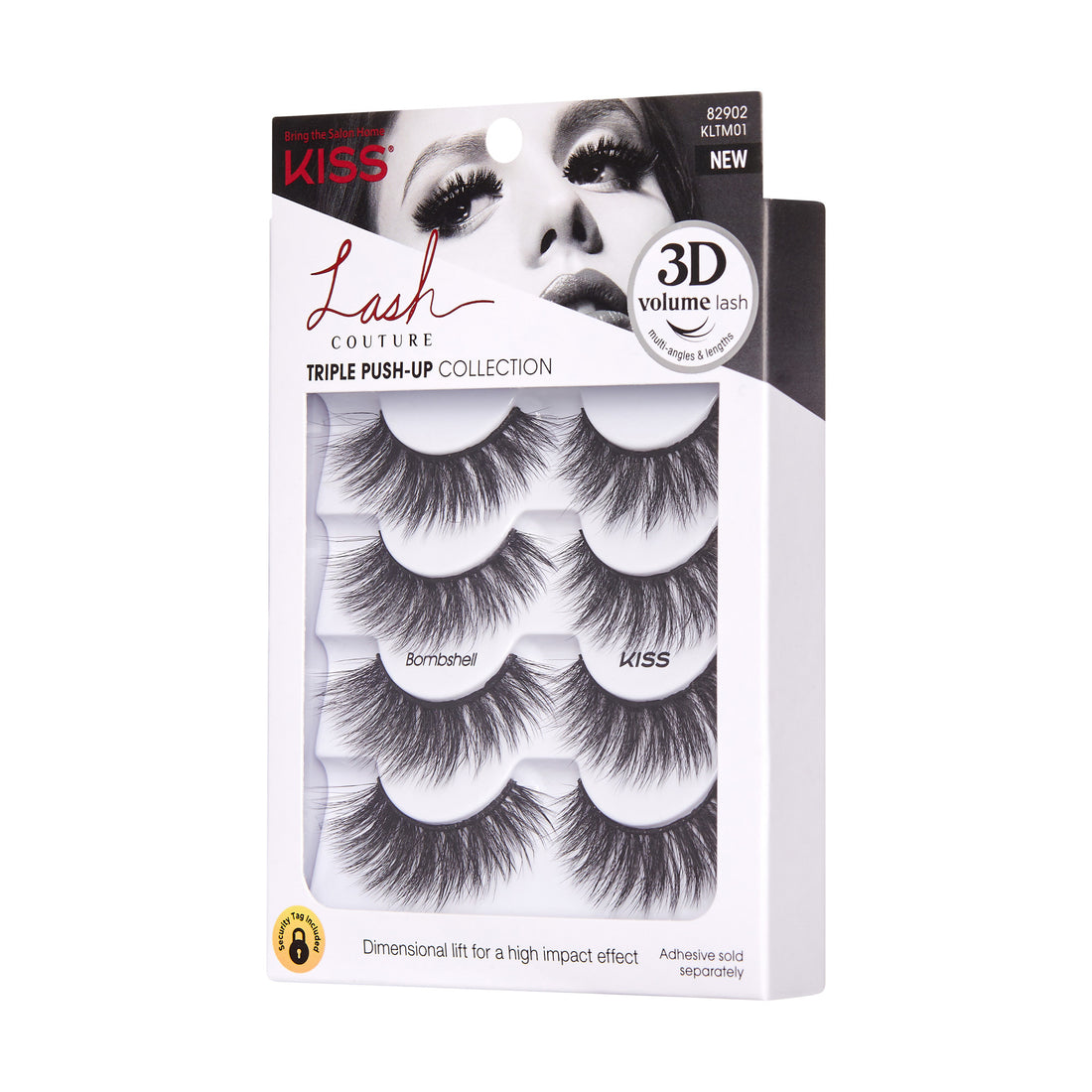 Kiss Lash Couture Triple Push-Up - Bombshell