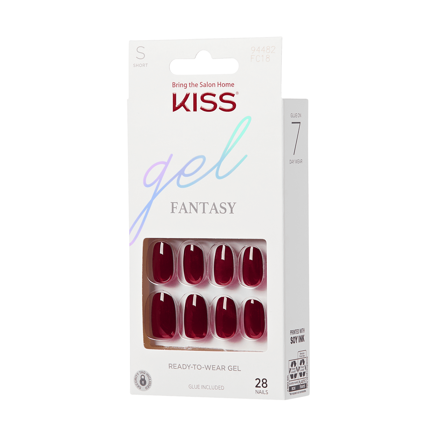 Kiss Gel Fantasy Color Press On Glue Nails - One Call