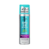The image features a bottle of "Kiss Colors & Care Super Stay Freezing Spray." It is a 2-in-1 product designed for both hair and lace, emphasizing its ability to provide maximum hold. The bottle is clear with a turquoise cap, and the label highlights the product&