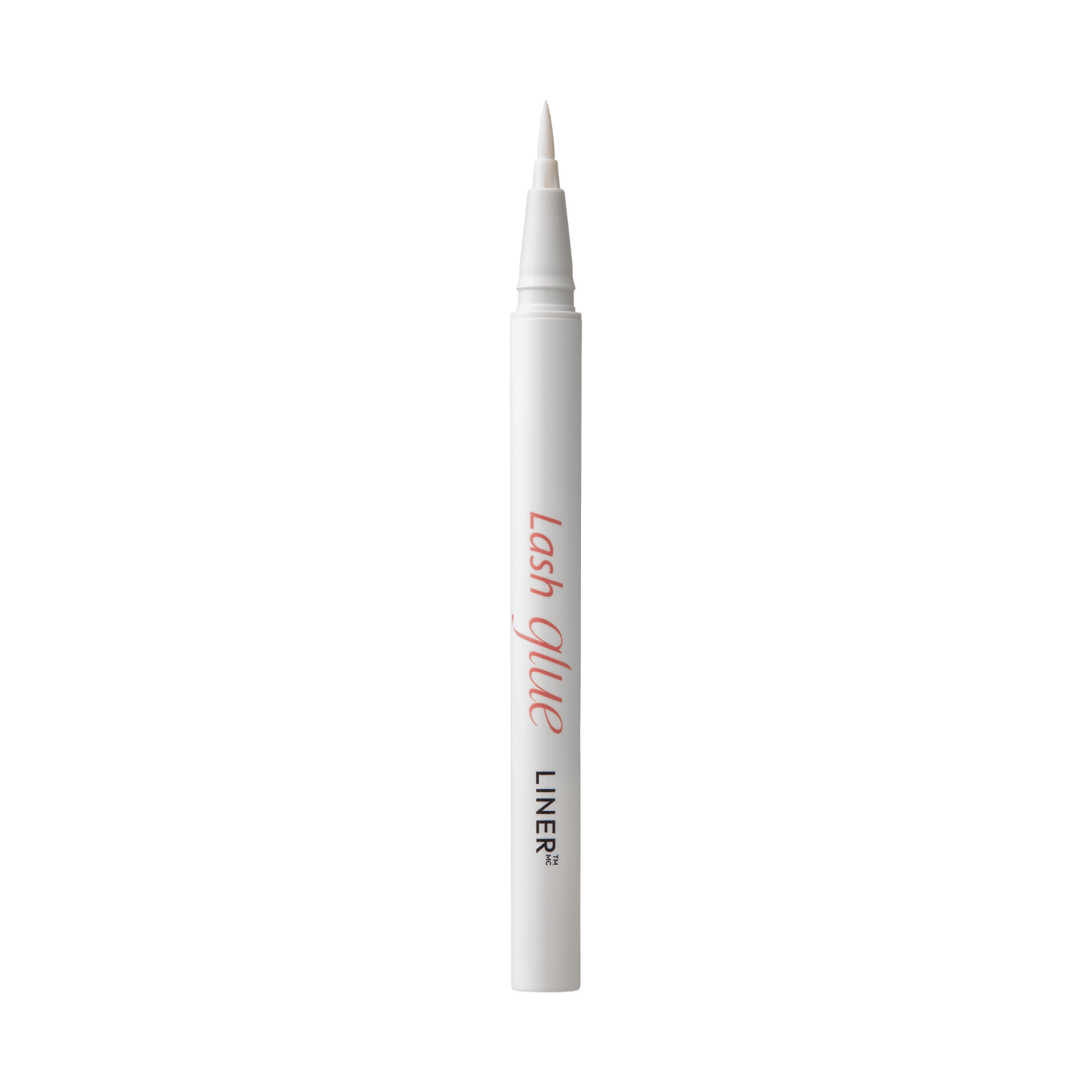White pen-style applicator with a fine tip, labeled \