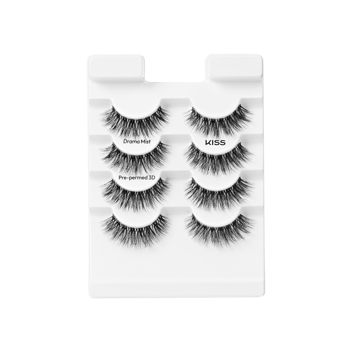 Kiss My Lash But Better False Eyelashes 4-Pair Multipack - Drama Mist | 4 Pairs, Strip Lashes, 8mm-16mm