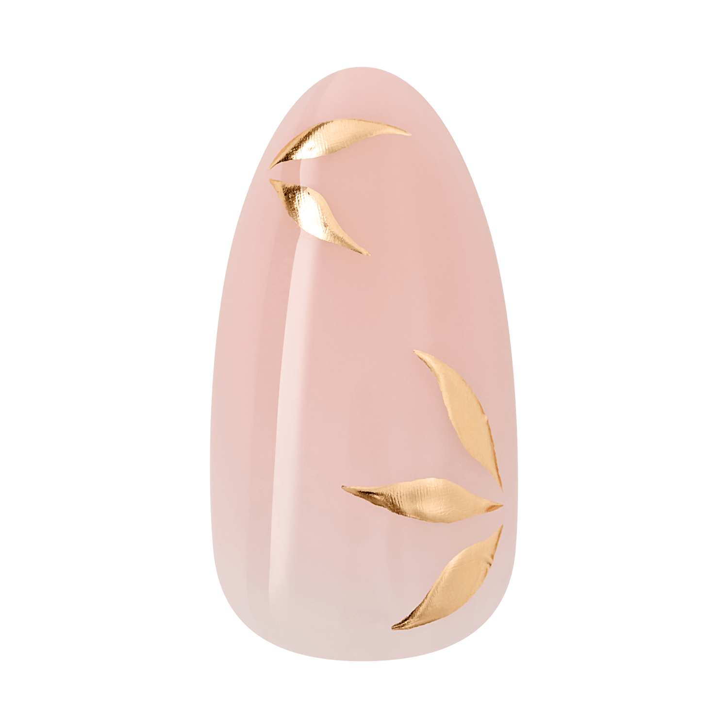 Kiss Core Design Press On Fake Glue Nails - Wherever You Go | Design, Pink, Medium, Almond