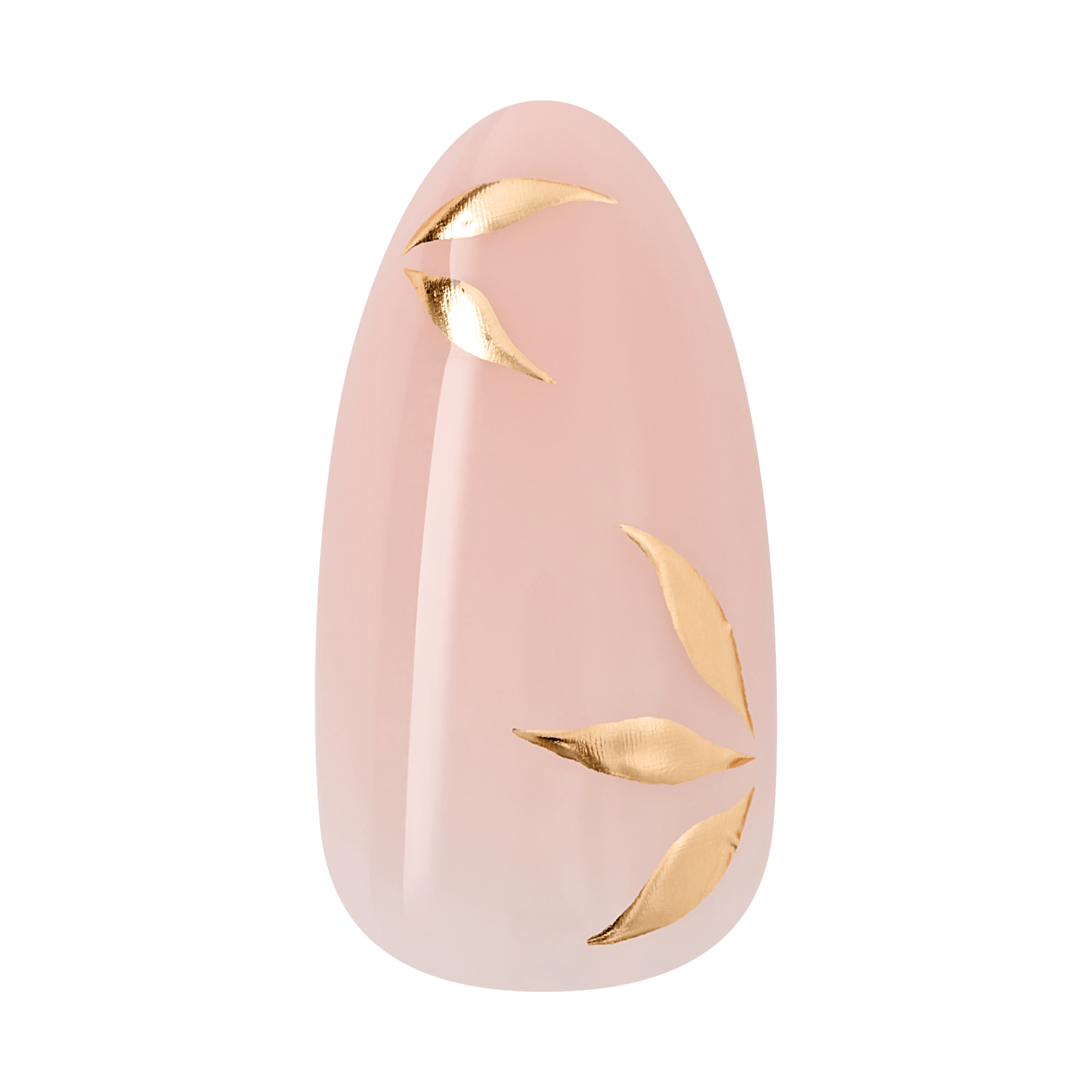 Kiss Core Design Press On Fake Glue Nails - Wherever You Go | Design, Pink, Medium, Almond