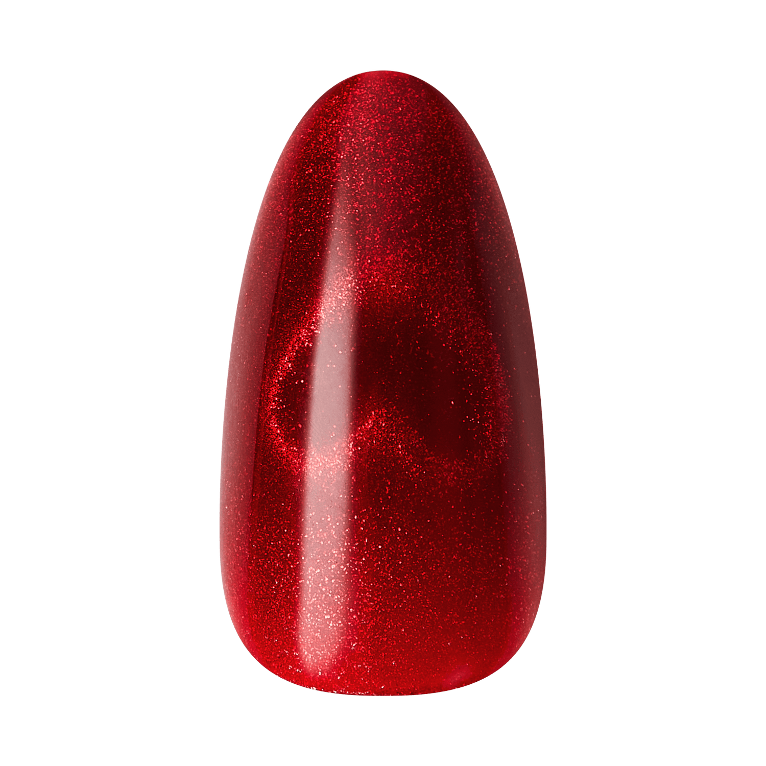 Kiss Glam Embellished Press On Fake Glue Nails - Famous | 3D &amp; Jewel Design, Red, Medium, Almond