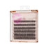 The image features a clear plastic packaging containing individual lash clusters. The clusters are arranged neatly in rows, showcasing a variety of lengths and styles. The packaging has a soft peach or light pink hue with the brand name "Be Blinky" prominently displayed in a playful font. The overall design is clean and appealing, emphasizing the product&
