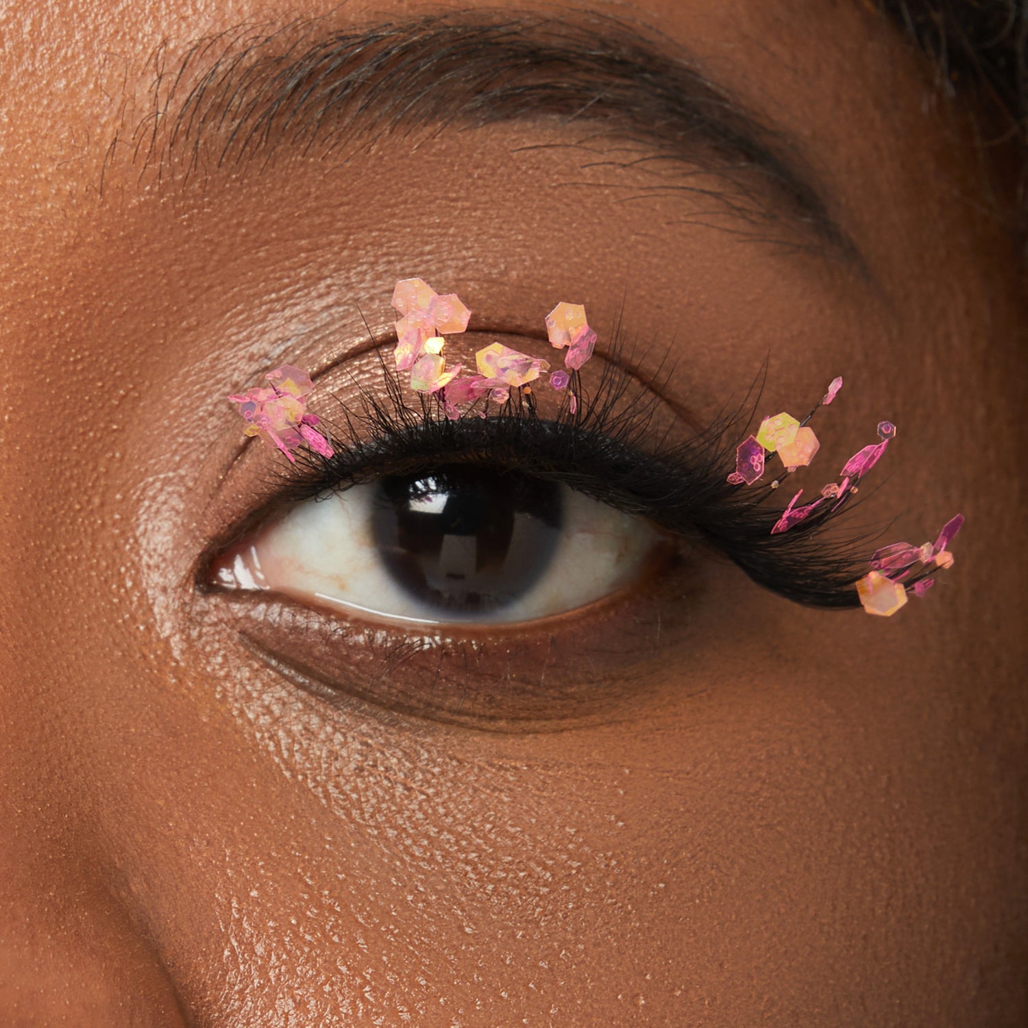 The image shows a close-up of a person&
