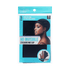 KISS Colors & Care HD Invisible Stocking Wig Cap packaging in black, showing a woman wearing the cap and highlighting protection for natural hair and edges.