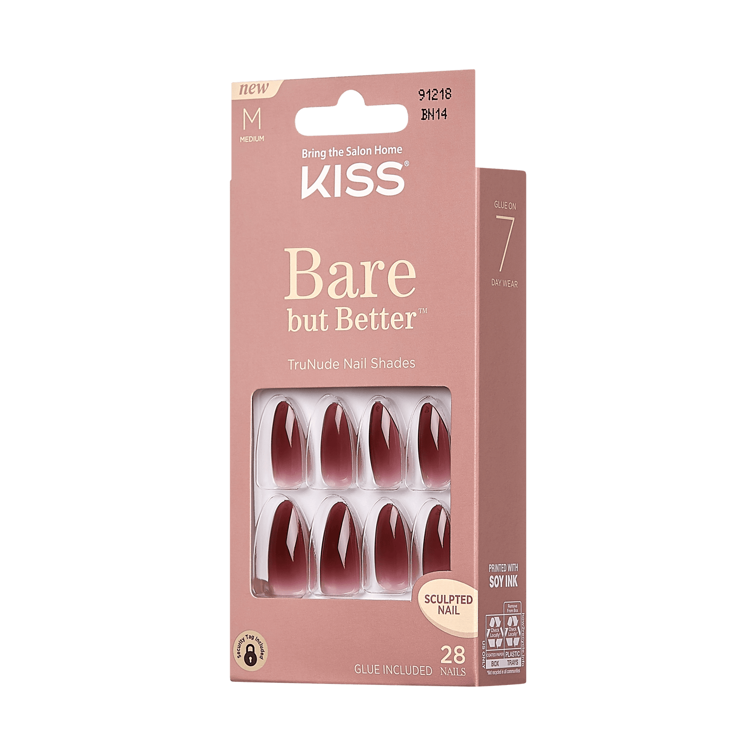 Kiss Bare but Better Press On Glue Nails - Chemistry