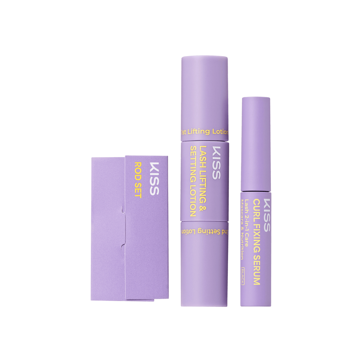 Kiss Lash Lift Kit | Starter Kit, Lash Lifting &amp; Setting Lotion, Rod Set, Mini Curl Fixing Lash Serum