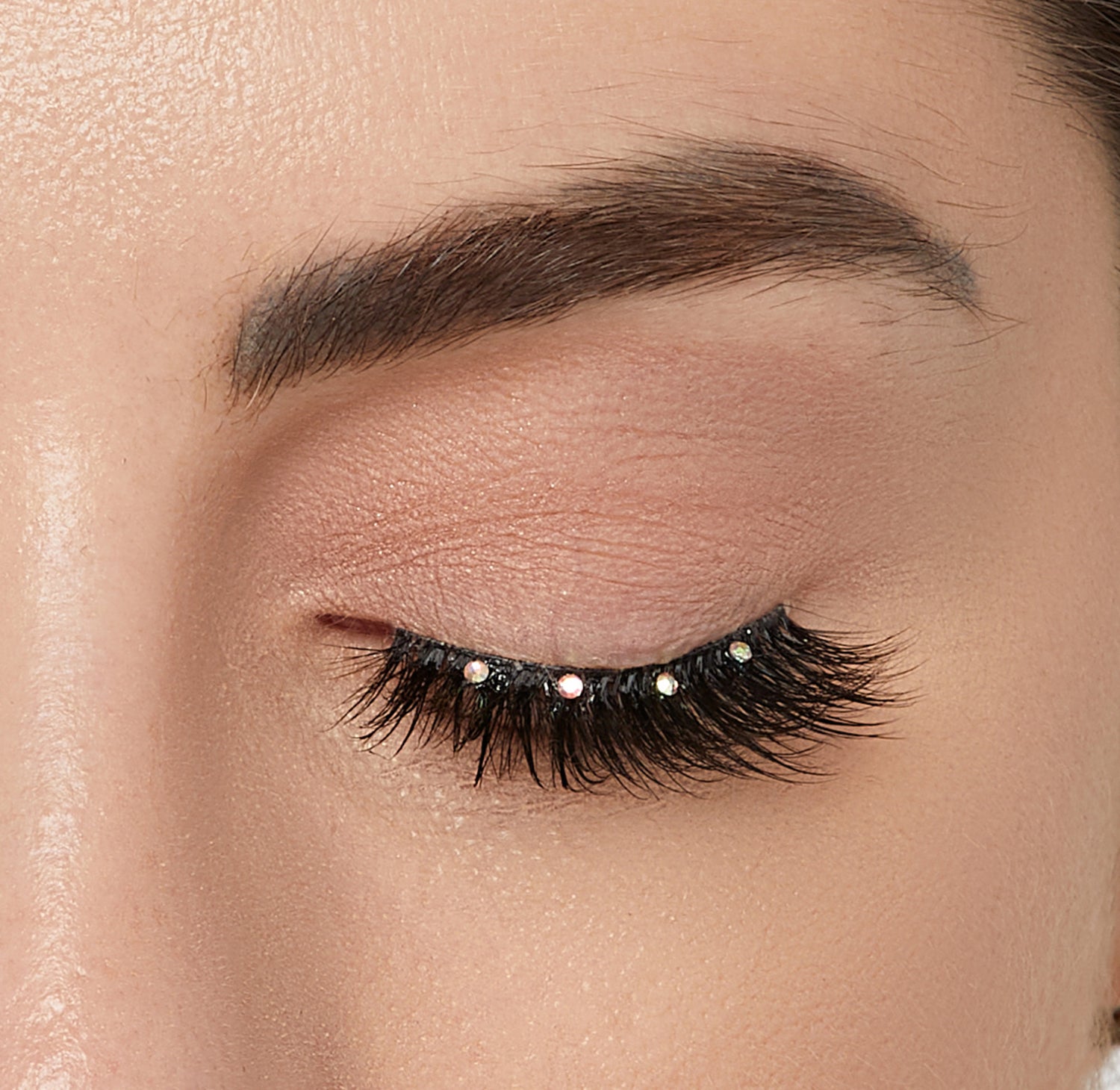 The image shows a close-up of a person&