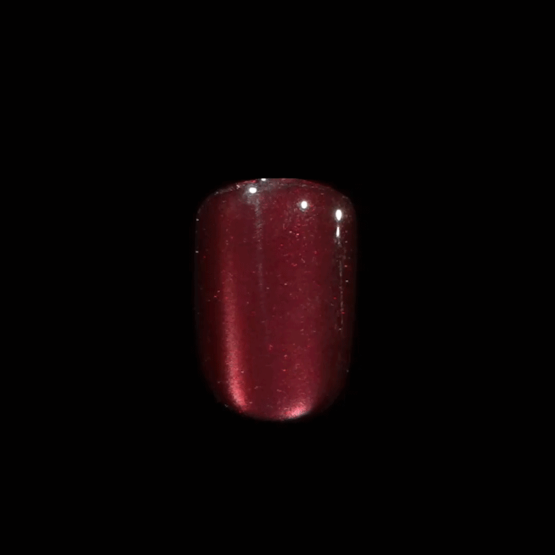 colorFX by Impress No Glue Fake Press On Nails - Night Changes | Design, Red, Short, Squoval, Manicure