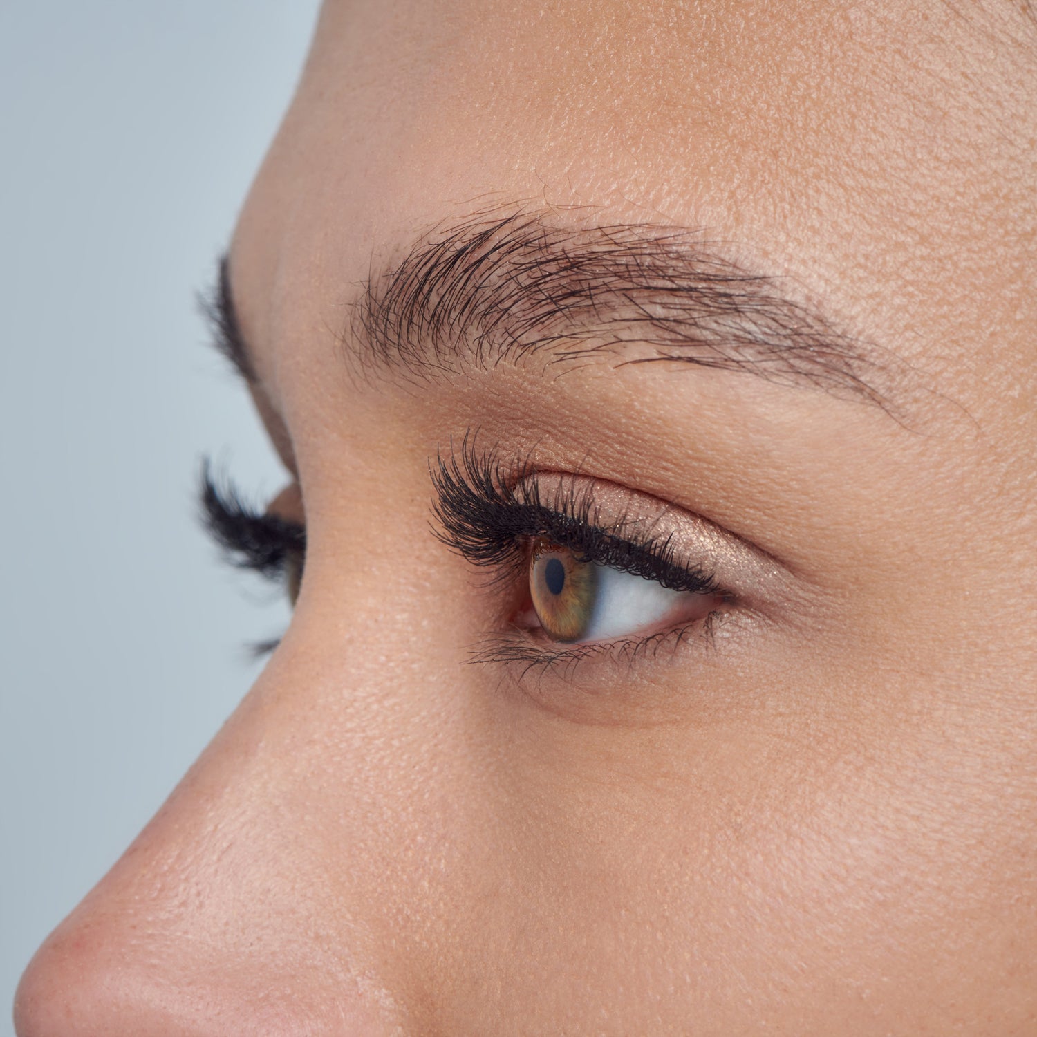 Close-up side view of a woman&