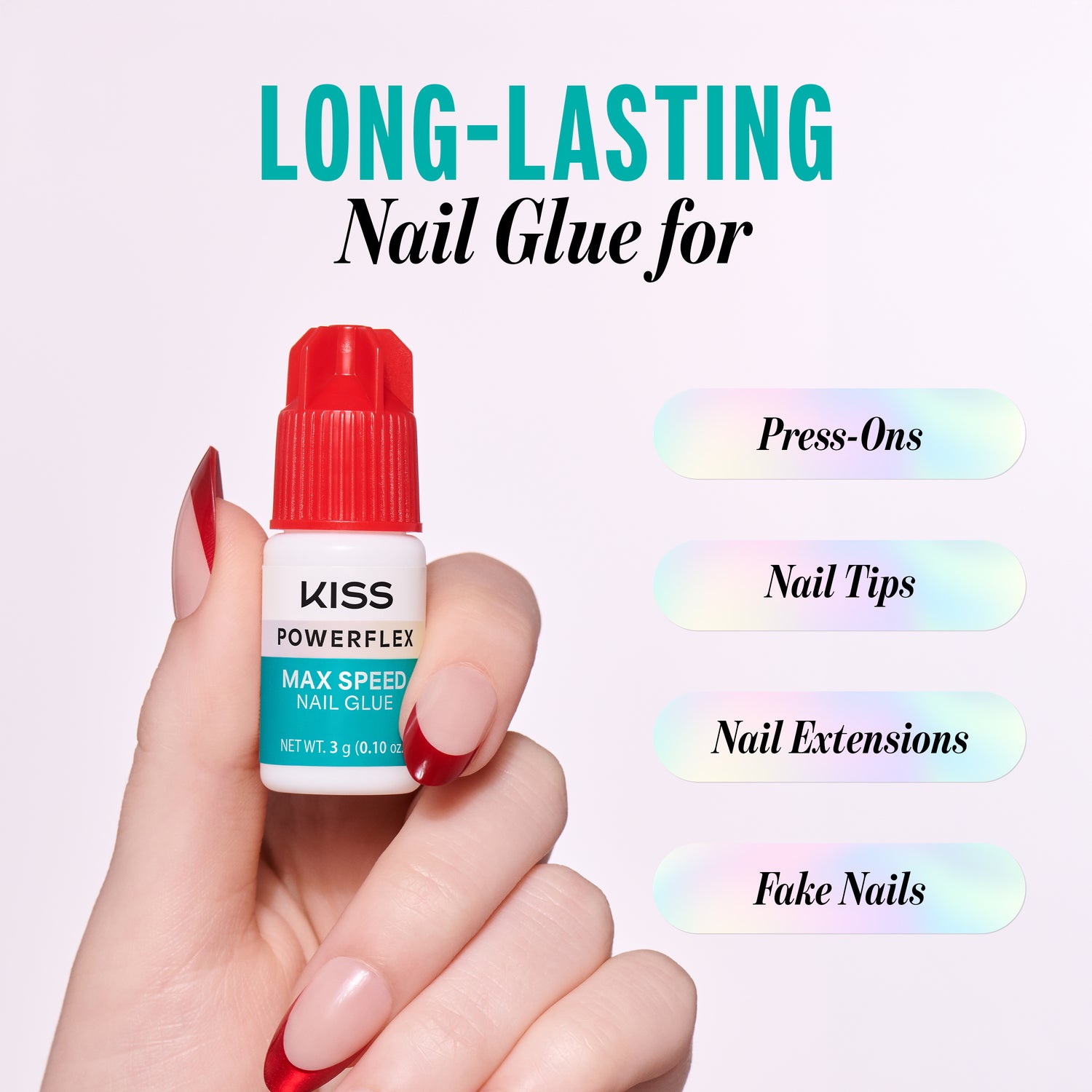 Kiss PowerFlex Maximum Speed Nail Glue - 0.10 oz.