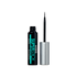 Black KISS Superstick Strip Lash Adhesive tube with silver cap removed, showing thin brush applicator and turquoise text on the label.