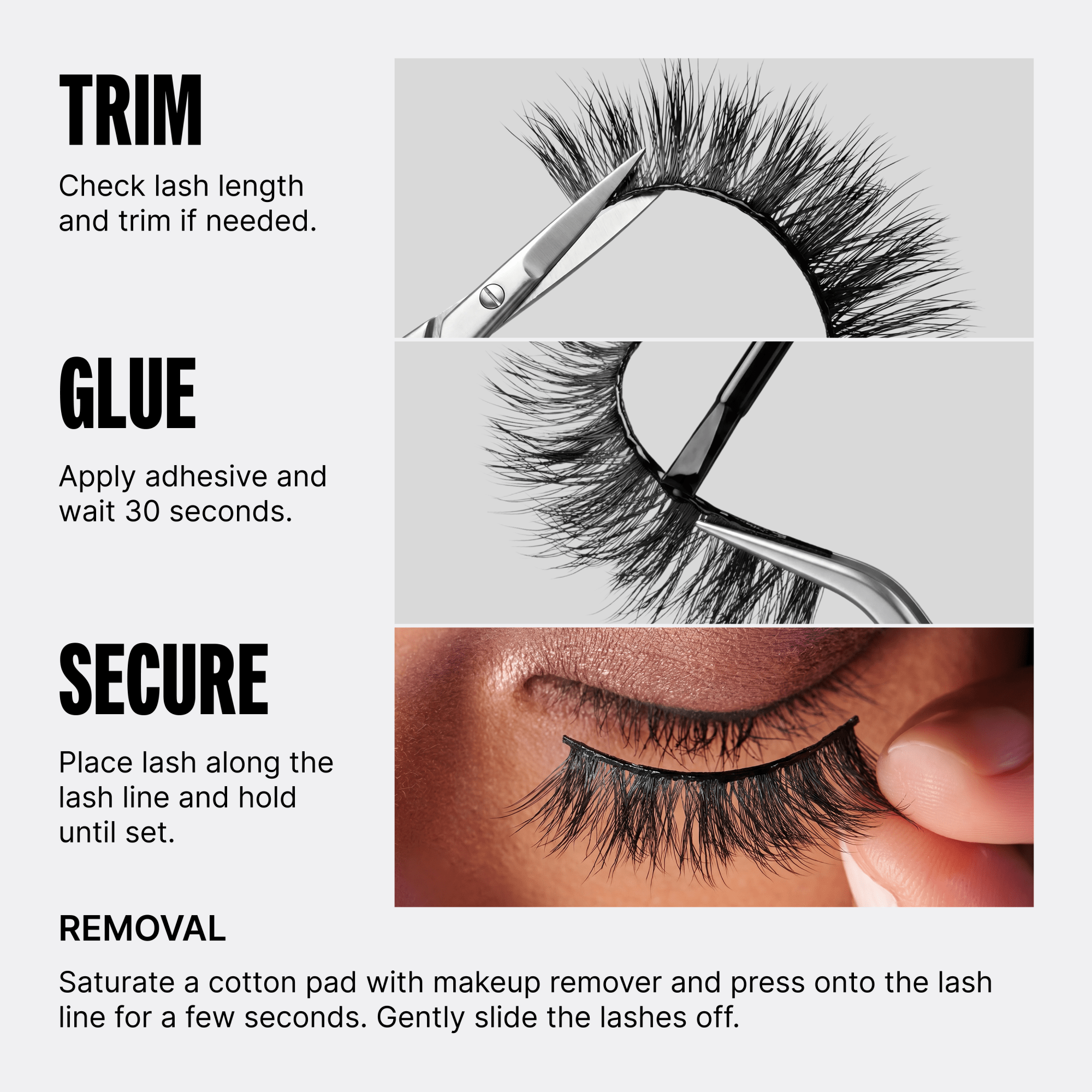 Kiss Hyper Glam Halloween Strip Lash Adhesive - Black | False Eyelash Glue, Strip Lash Adhesive
