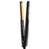 Black and gold KISS Nano Titanium professional flat iron with 1/2-inch plates, temperature dial, power button, and \