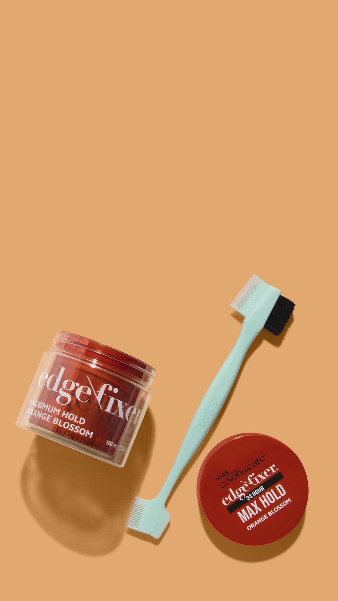 Kiss Colors &amp; Care Edge Fixer 100 mL - Orange Blossom