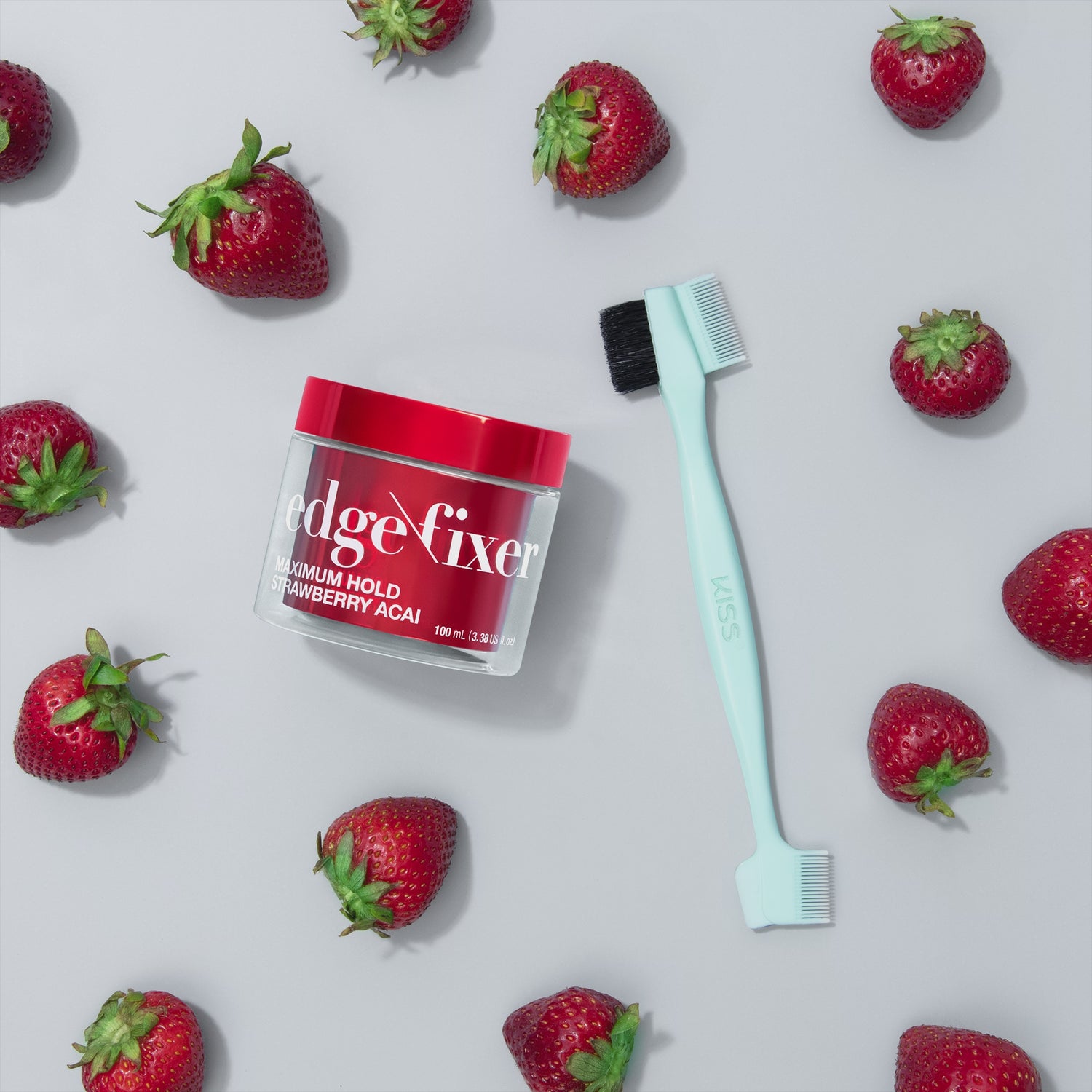 Kiss Colors &amp; Care Edge Fixer 30 mL - Strawberry Acai