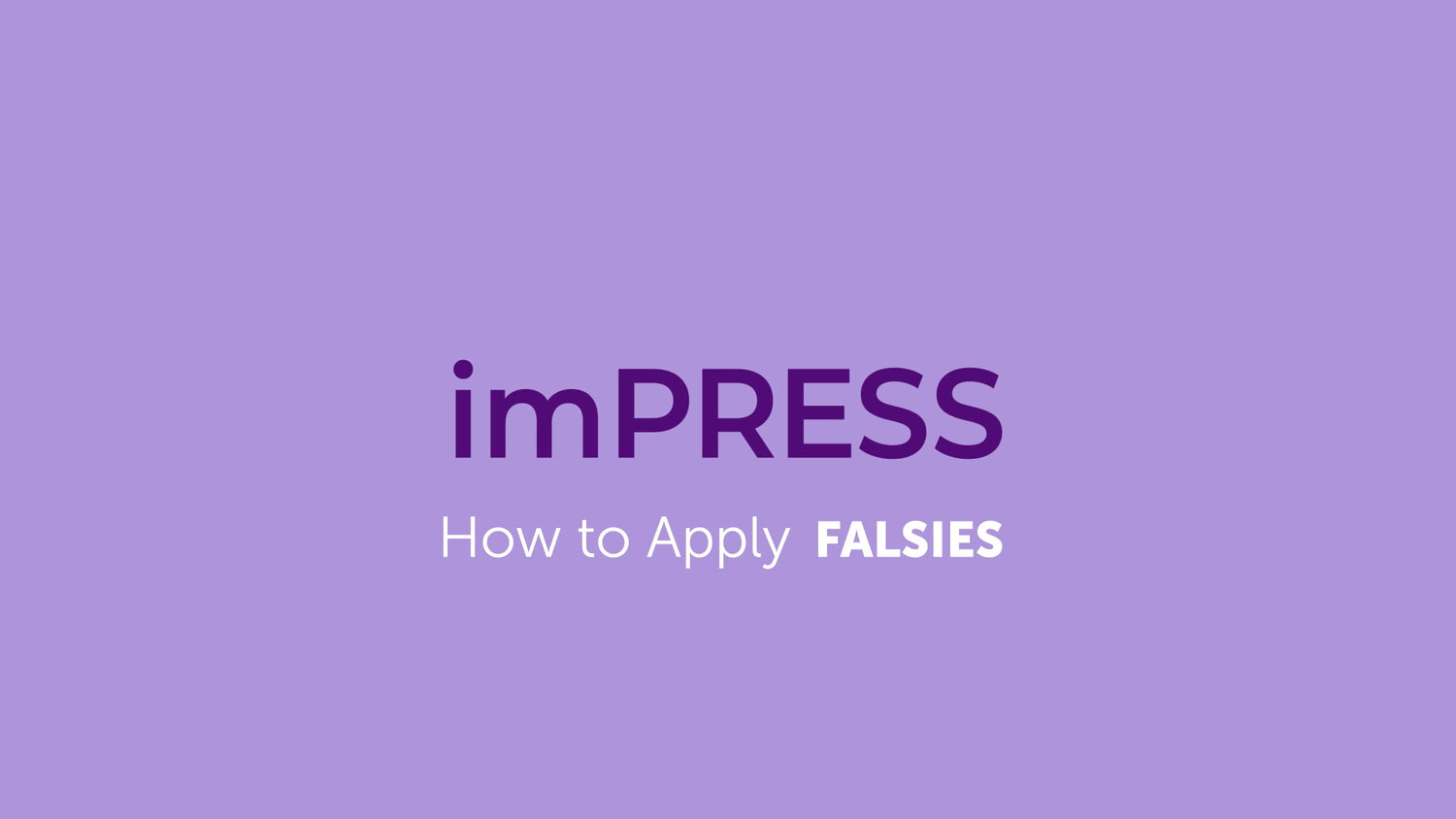 Impress Falsies Self Adhesive Eyelashes, 50 Lash Clusters - Natural &amp; Wispy