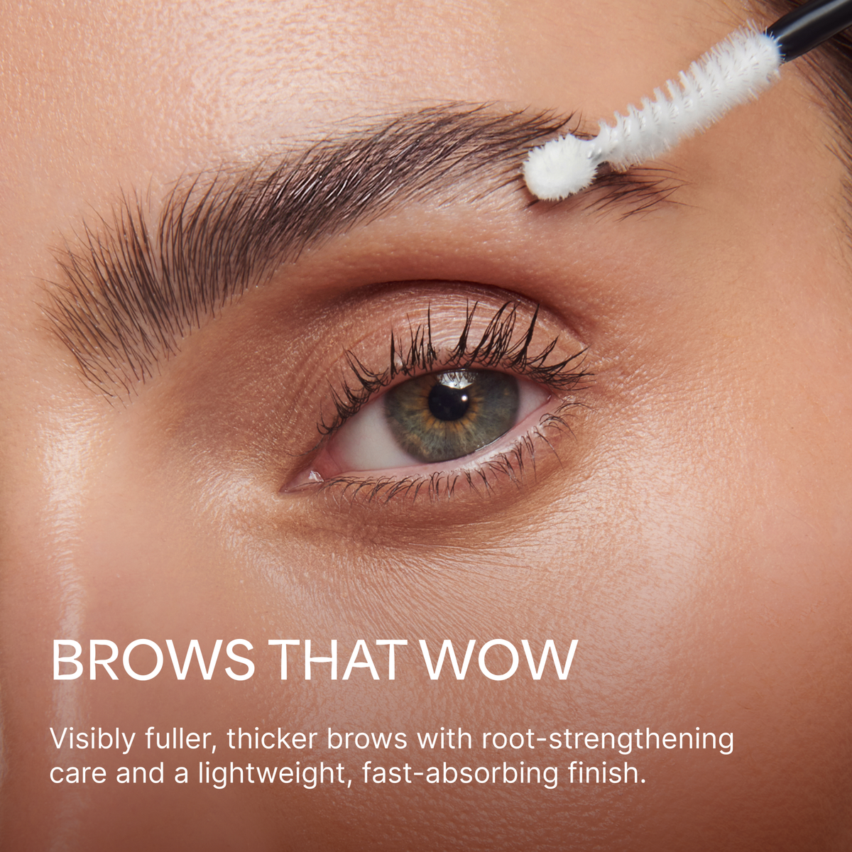 Kiss Brow Hydration Serum | Ball-Tip Eyebrow Brush Applicator
