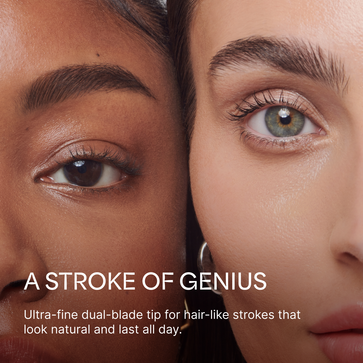 Kiss Dual Blade Brow Pen - Blonde | Smudge Free