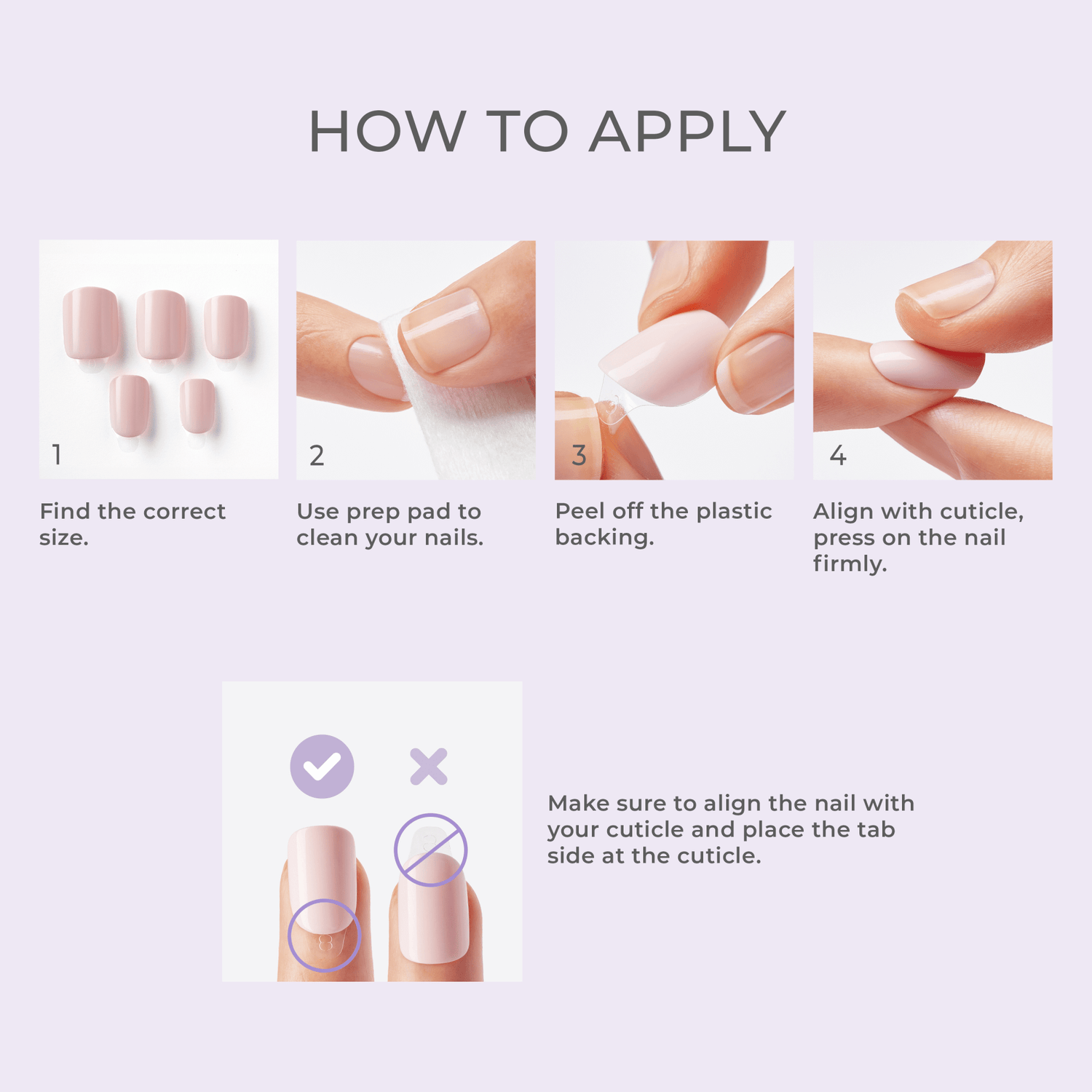 Impress Color No Glue Fake Press On Nails - Frostel | Solid, Blue, Short, Squoval, Manicure