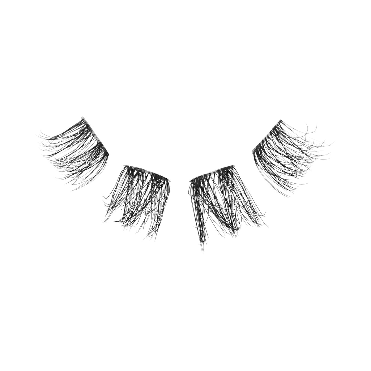 Falscara Bold Wispy Essentials Kit | DIY False Lash Extensions, Cluster Lash, Wispy Lashes, 45 Wisps, 8mm-14mm